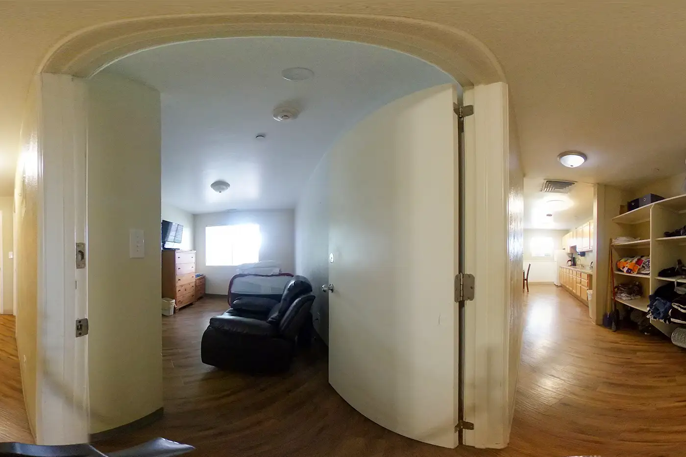 Hallway and Storage Area