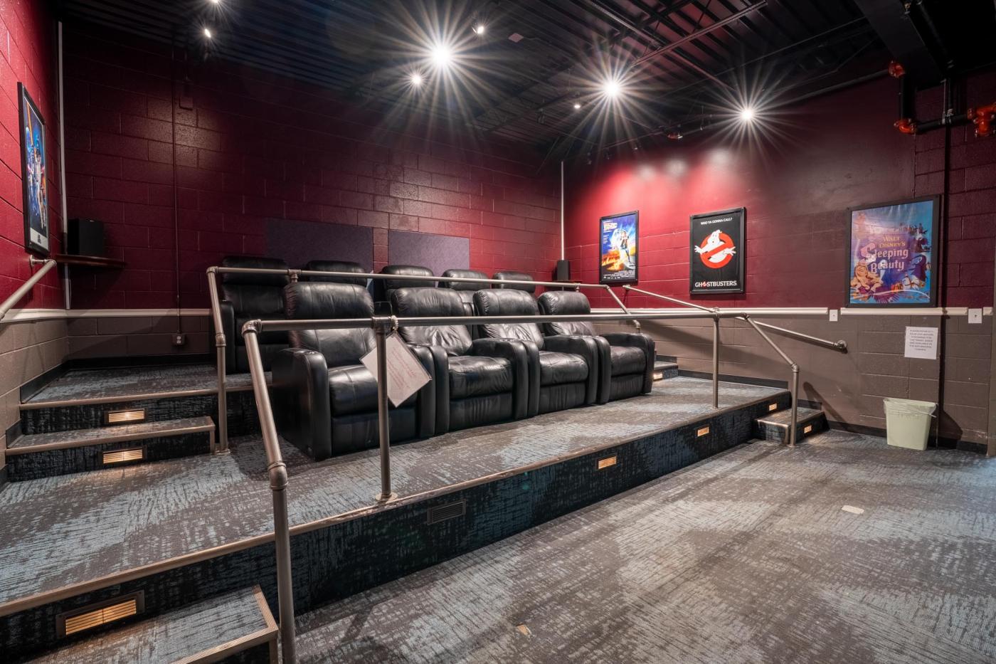 Small movie theater room